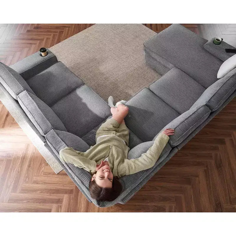 Divano AMERLIFE con porte USB e contenitore