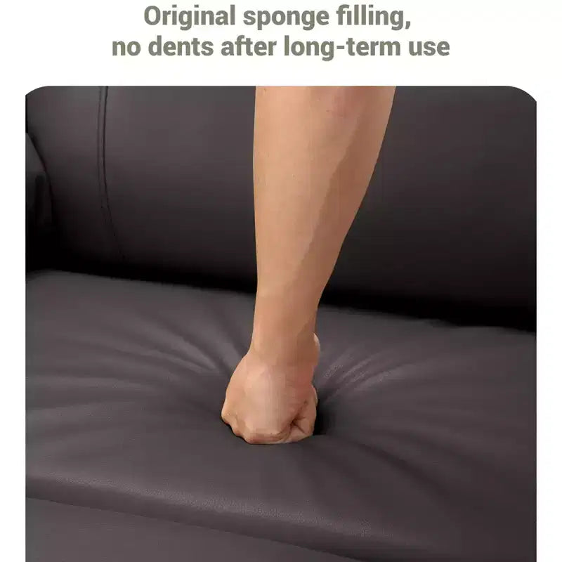 Poltrona reclinabile manuale per adulti, divano singolo in pelle PU con seduta extra larga e supporto ergonomico per soggiorno, camera da letto, cameretta dei bambini