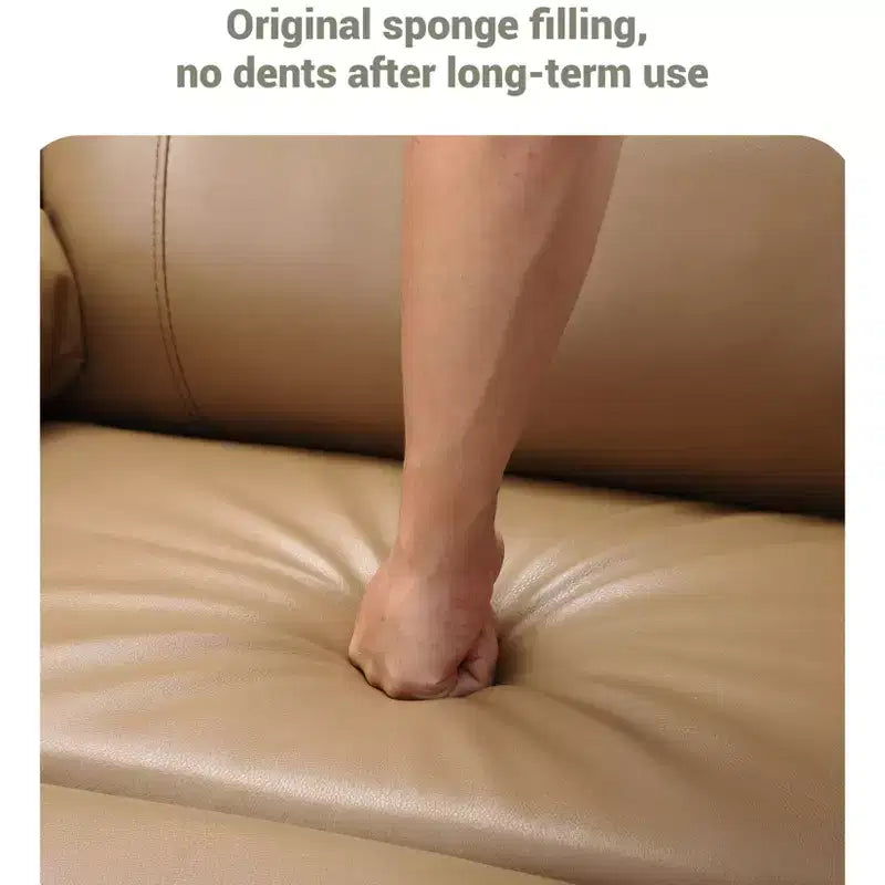 Poltrona reclinabile manuale per adulti, divano singolo in pelle PU con seduta extra larga e supporto ergonomico per soggiorno, camera da letto, cameretta dei bambini