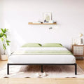 Heavy Duty Metal Platform Bed Frame with Underbed Storage, Noise-Free, Easy Assembly, Black, Twin/Full Size, 6/8/10/16 Inch