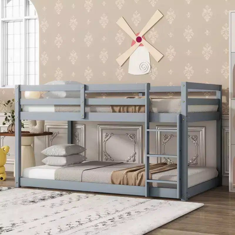 Letto a soppalco singolo, salvaspazio, con ripostiglio sotto il letto, in metallo resistente