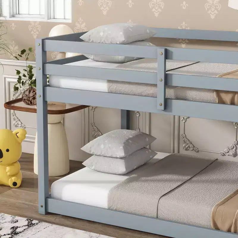 Letto a soppalco singolo, salvaspazio, con ripostiglio sotto il letto, in metallo resistente