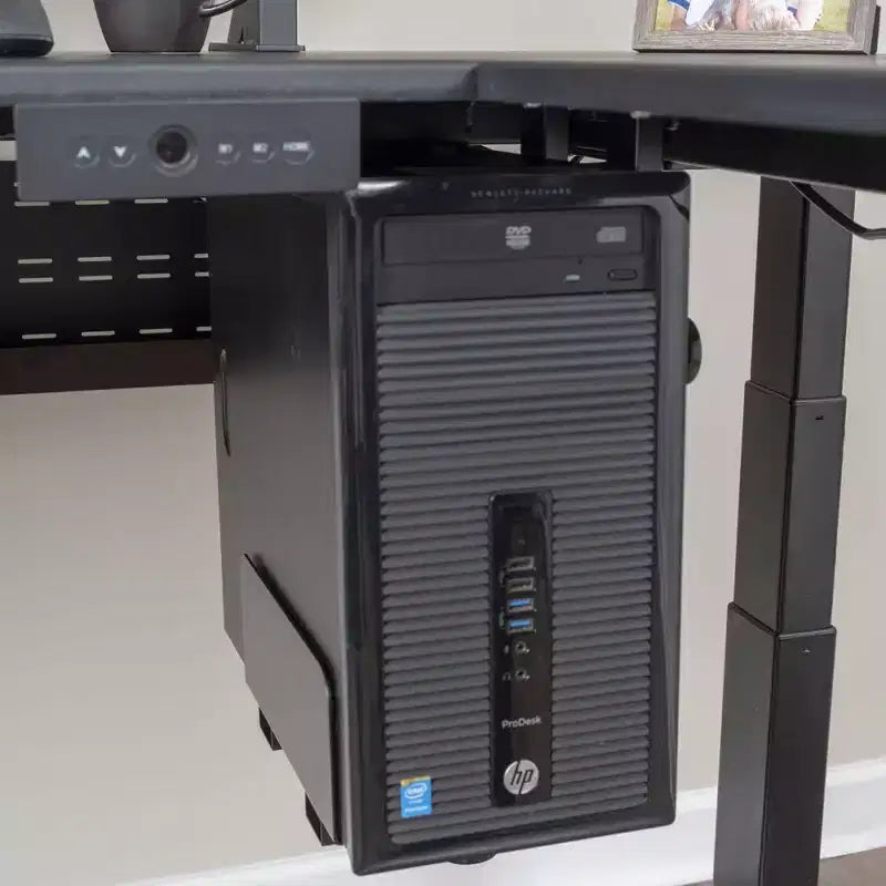 Supporto regolabile per computer fisso/tower da sotto la scrivania